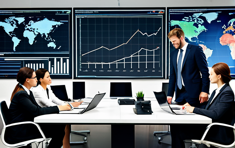 외환관리사와 무역 금융의 기본 - **

"A diverse group of professionals collaborating on a global trade agreement, modern office setti...