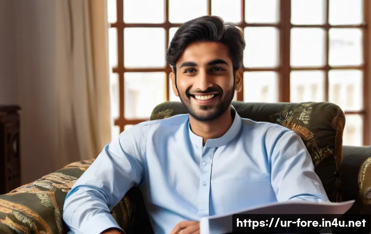 외환관리사와 외환 거래 전략 수립 - **Prompt: Forex Learning Journey in a Pakistani Home Setting**
    A vibrant, medium shot of a young...