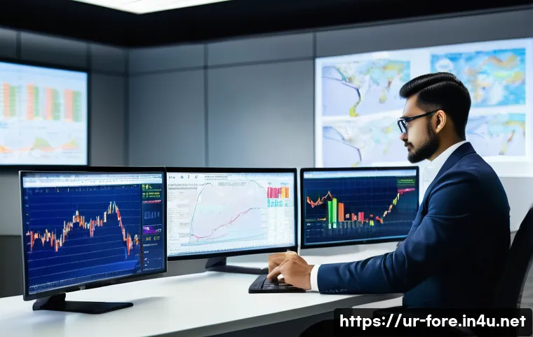 외환관리사와 외환 세미나 후기 - **Prompt 1: Mastering Market Analysis**
    "A diligent and focused Forex trader, a young South Asia...