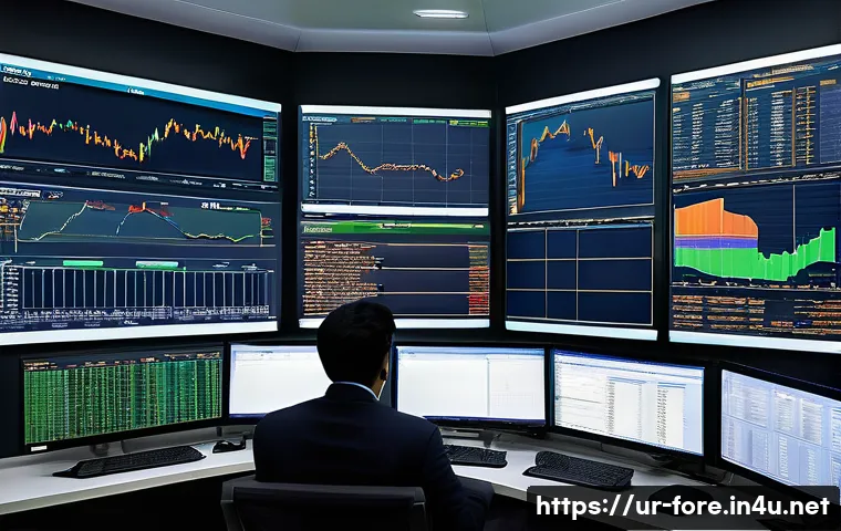 외환관리사와 외환채권 관리 - A detailed illustration of a modern forex trading desk in a bustling Karachi office, showing a profe...