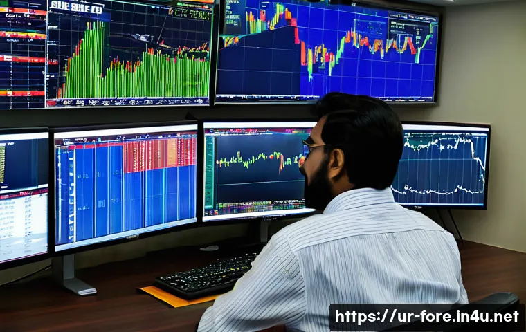 외환관리사와 외환 투자 전략 - A professional South Asian financial analyst in traditional Pakistani attire, sitting at a modern de...