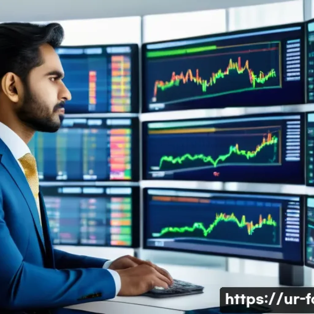 외환관리사와 국제 금융 기관 취업 전략 - A professional South Asian man in formal attire analyzing international currency exchange trends on ...