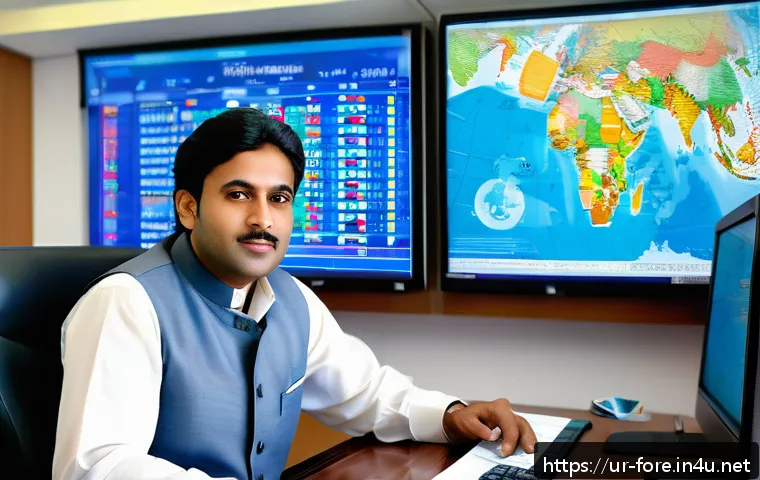 외환관리사 자격증 취득의 장점 - A professional South Asian businessman in traditional Pakistani attire (shalwar kameez with a waistc...