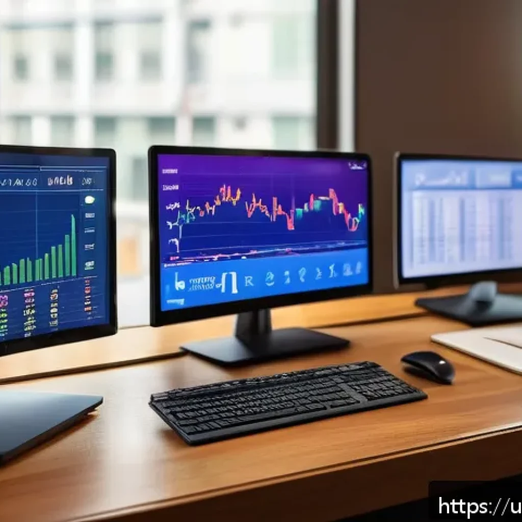외환관리사와 최신 금융 상품 활용 - A modern digital trading setup showing a young Pakistani investor using a sleek smartphone app for s...