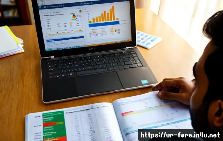 외환관리사 시험 난이도 분석 - Photorealistic Pakistani finance professional studying for a foreign exchange certification exam at ...